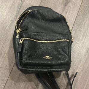 Coach Mini Charlie Backpack Black